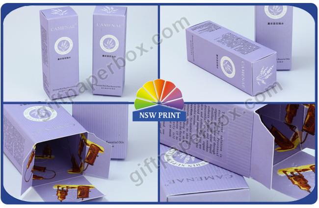 Embossing Folding Carton Box / Reusable Art Paper Perfume Boxes 0