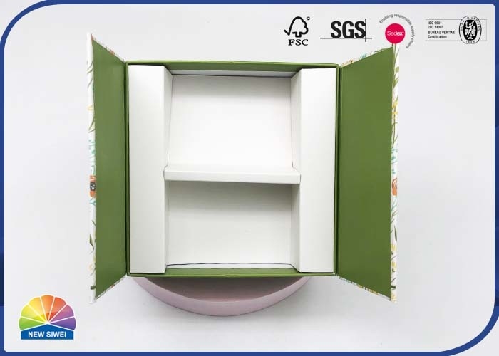 Customized CMYK Printed Hinged Lid Food Gift Box C1S Paper Insert !