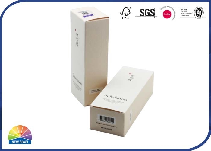 Fancy Paper Card Foldable Reverse Tuck End Box 350gms For Skincare Packaging