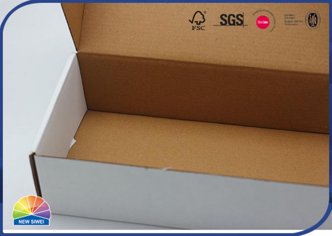 4C printing Corrugated Mailer Boxes Matt Lamination Cardboard Shipping Boxes 0