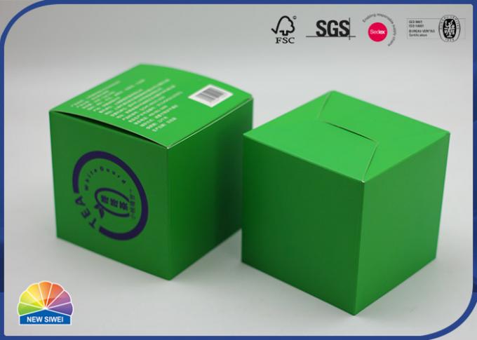 Custom Shape Folding Carton Box For Tea Bag Paper Packaging 350gsm Coated Paper 0