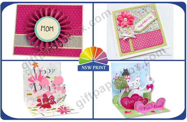 Professional Mothers' Day Custom Greeting Cards Printing Service 0