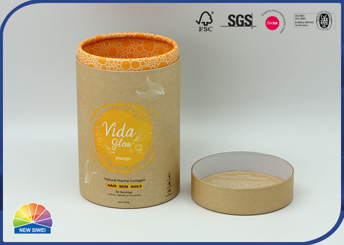 Kraft Paper 157gsm Copper Paper Food Grade Packaging Tube Box