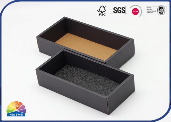 4c Print Free Design Paper Packaging Boxes Black Cardboard Box 0