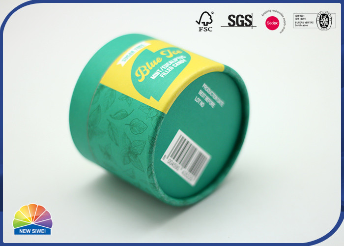 Customized 157gsm Coated Paper Cardboard Roll Tube With Logo