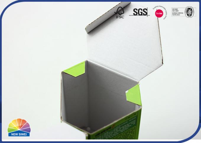 Hexagon Shaped Corrugated Paper Box Package Customized 0