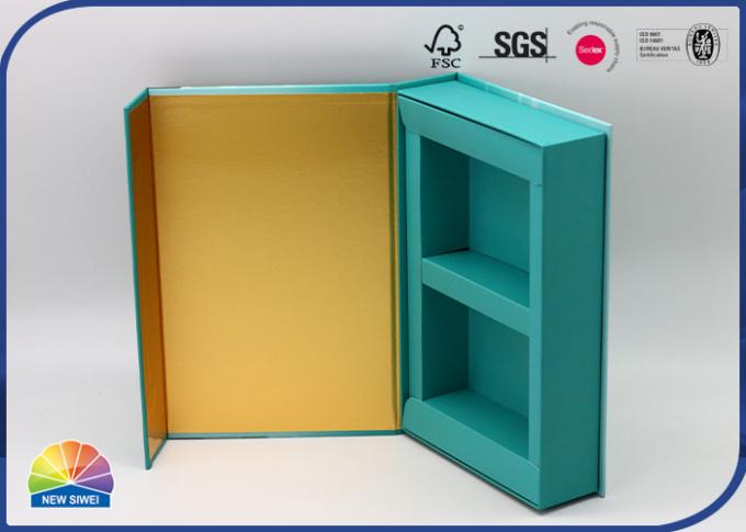 Magnetic Closure Higed Lid Present Box 350gsm C1S Paper Insert 0