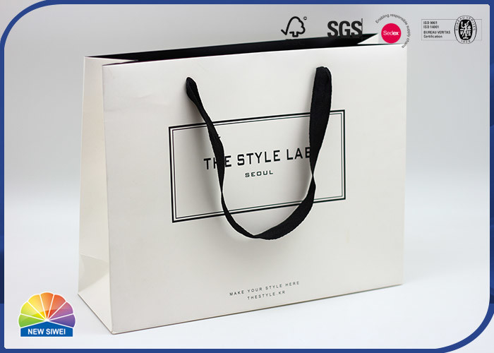 Custom Paper Shopping Bags Luxury Jewelry Cosmetic Gift Paper Packaging Recycled