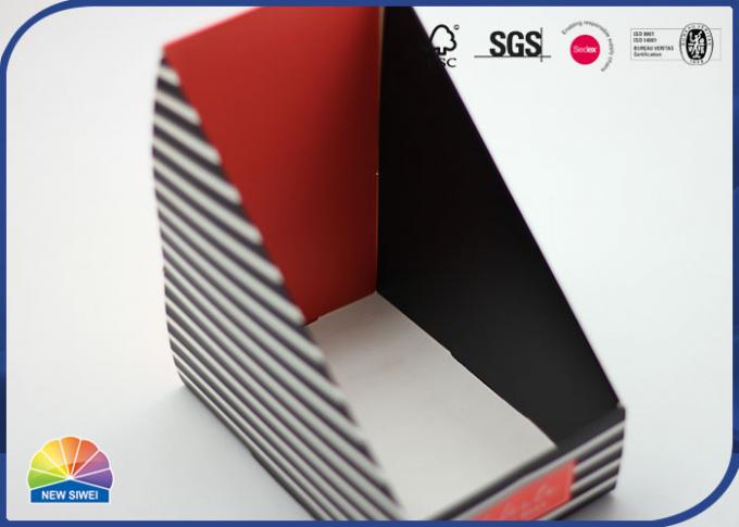 Trapezoid Shaped Folding Display Paper Box Customized Printed 0