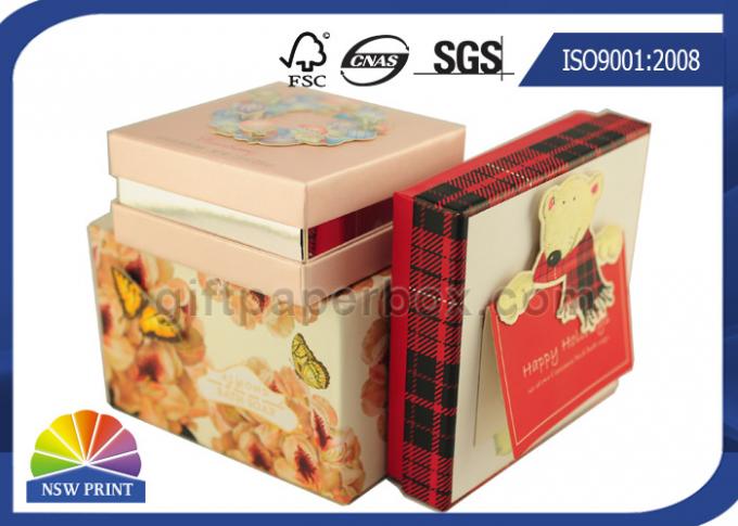 Bespoke High End Paper Gift Box Custom Cardboard Packaging Box With Ribbon Bowknot 1