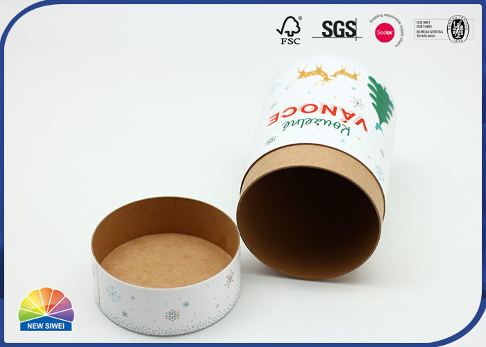 Customized 4C Printed Paper Packaging Tube For Gift