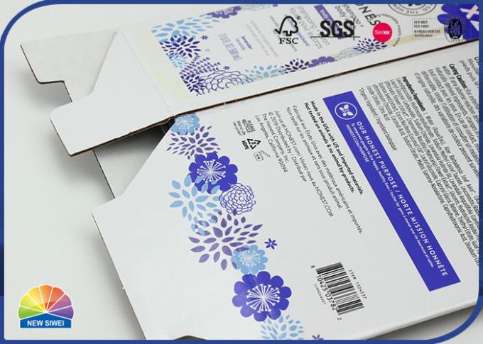 CMYK Print 500ml Shampoo Corrugated Packaging Box 1