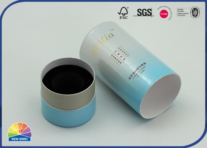 Uv 4c Print 182gsm Silver Paper Packaging Tube For Essential Oil 0