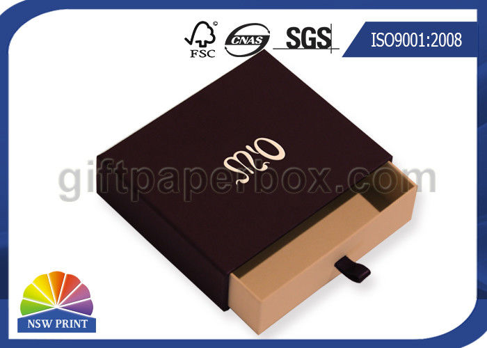 Wrapping Drawer Paper Box , Luxury Paper Box Various Thickness Spot UV