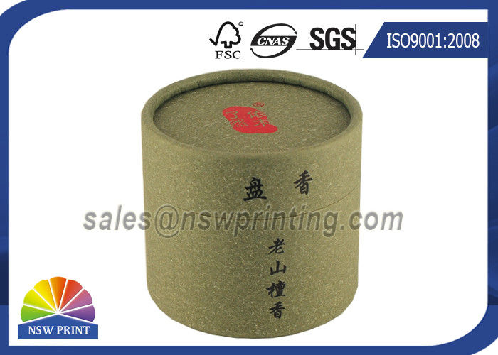 Chocolate / Tea Packaging Cardboard Cylinder Tubes ISO 9001 2008 / SGS