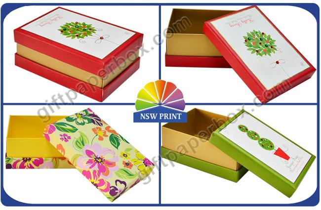 Rigid Small Paper Gift Box With Diamond For Candle / Soap Packaging , Customized Color 0