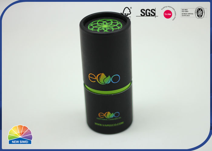 Recyclable Paper Packaging Tube With Glossy / Matte Lamination
