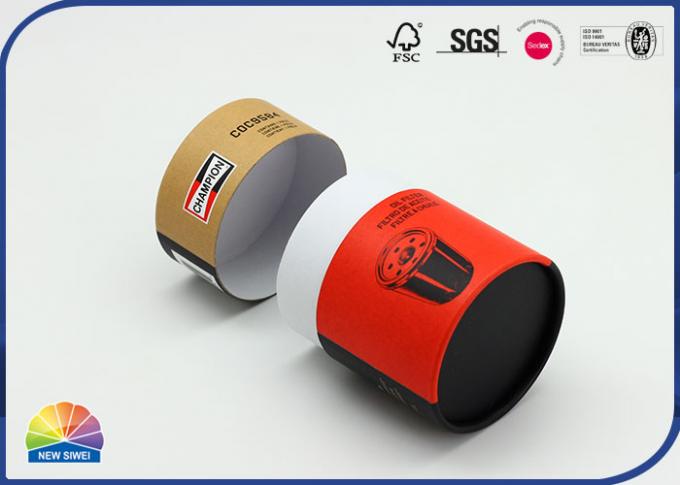 4c Print 157gsm Coated Paper Tube Box Packaging Sustainable Material 0