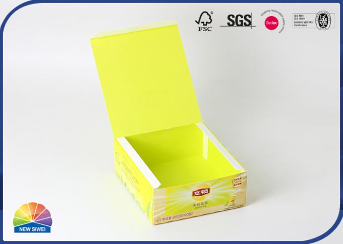 Offset Printed Tea Bag Folding Carton Box Reusable Eco Friendly 0
