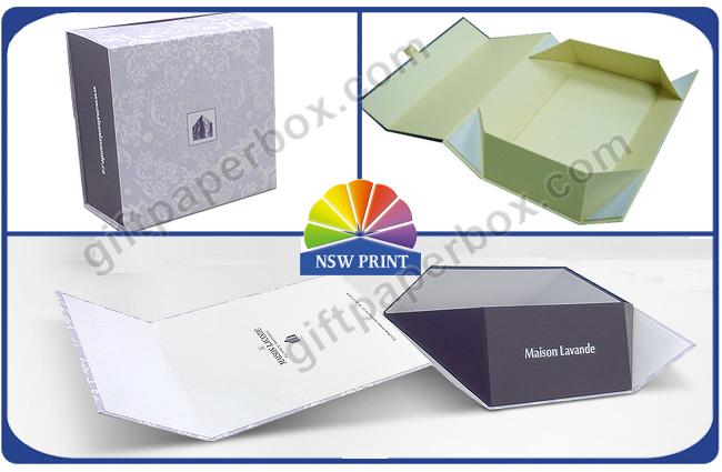 Black Matt Lamination Foldable Gift Box Printed Luxury For Wine Or Cosmetic 0