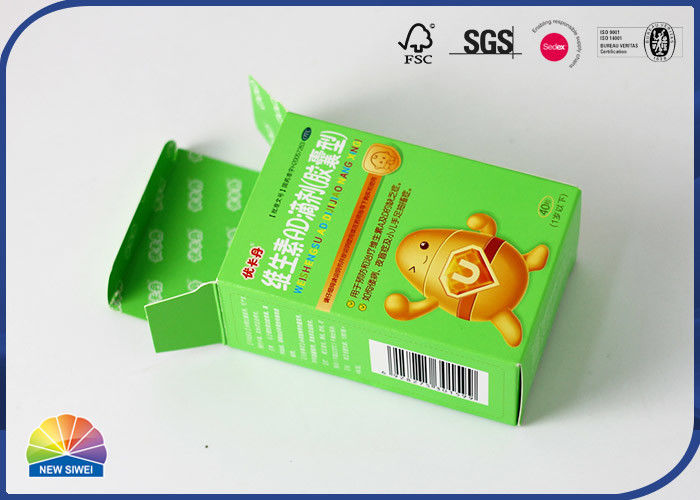 Outer Wrapping Foldable Medicine Packaging Paper Box Recycled