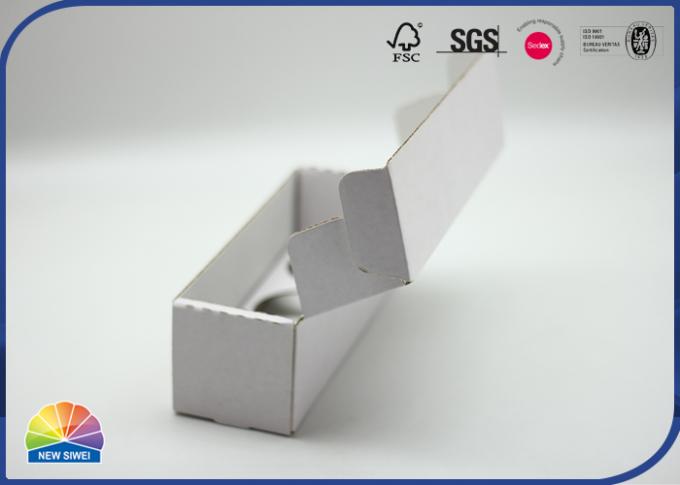 Printed Corrugated Packaging Box Square Customized Size OEM E Flute Boxes 0