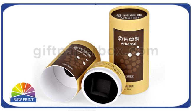 Customized Size Luxury Gift Paper Packaging Tube Cylinder Packaging Box OEM 0