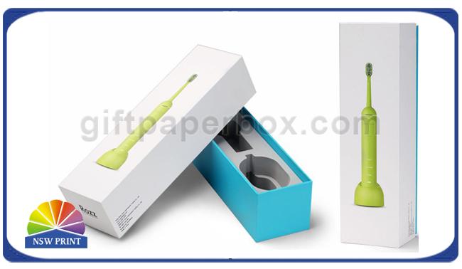 Electric Toothbrush Rigid Paper Gift Boxes Customized With EVA Foam Insert 0