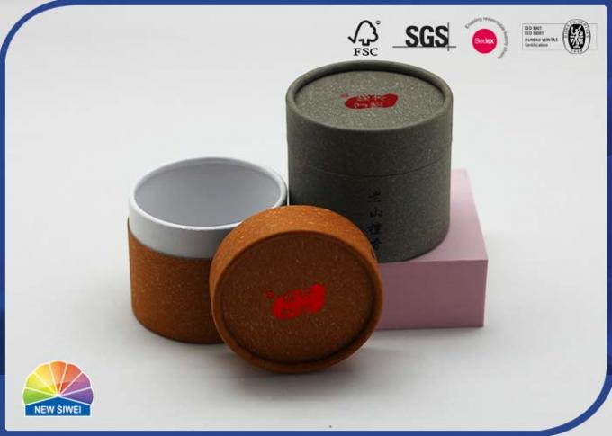 Customized CMYK Printing Kraft Paper Tube For Gift Packaging 0