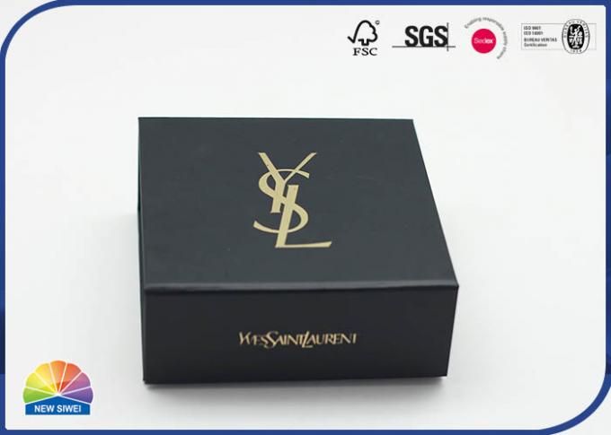 Customized Gold Hot stamping Logo Foldable Gift Box With Magnetic Closure 0