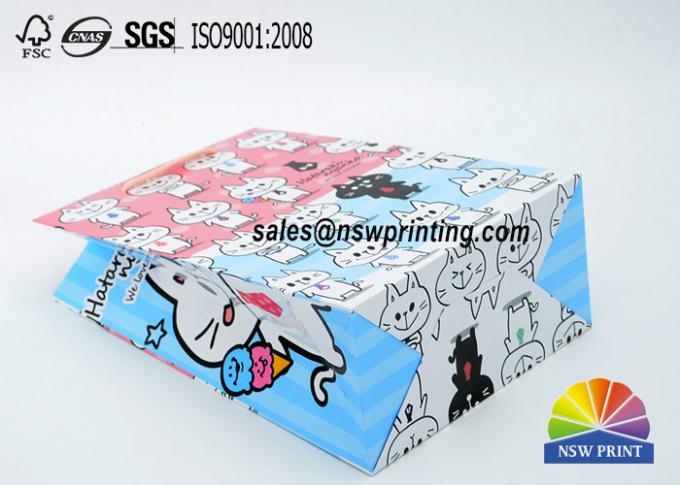 Matt Laminated Full Color Printintg Cartoon Custom Paper Shopping Bags 0