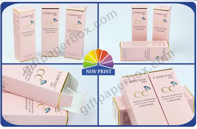 Pantone Color Printing Gold Foil Stamping Paper Packaging Box for Cosmetics Products 0