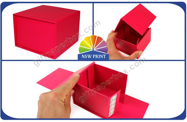 Custom Flat Fold Up Box / Foldable Gift Box Logo Printing Easy Shipping 0