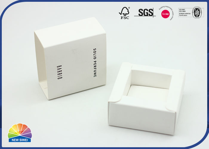 White Coated Paper Folding Cartons Custom Size Matte Lamination