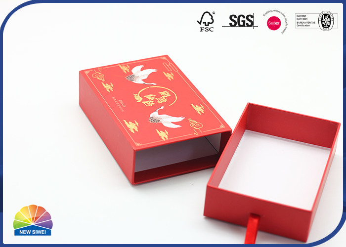 Sliding Cardboard Paper Packaging Gift Drawer Box Custom Logo Printing Recycle