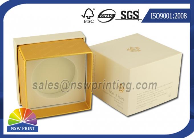 Perfume / Cosmetics Paper Gift Box Rigid Setup Boxes With UV Varnishing 0