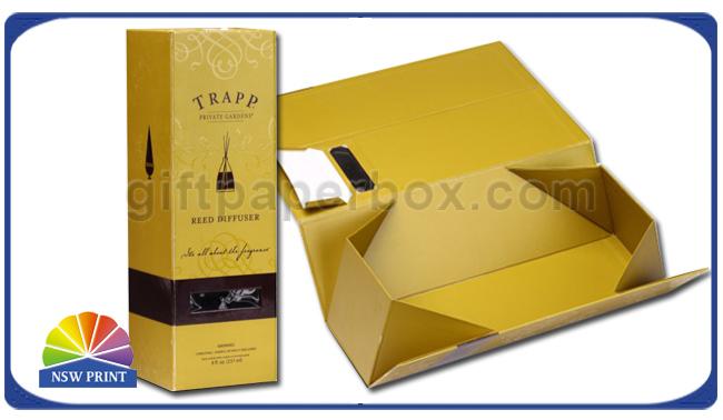 Handmade Folding Cardboard Wine Packaging Box Rigid Gift Presentation Box 0