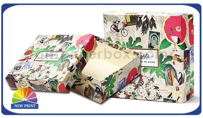 Fancy Skincare Cardboard Gift Boxes Packaging With Matte Lamination Surface 0