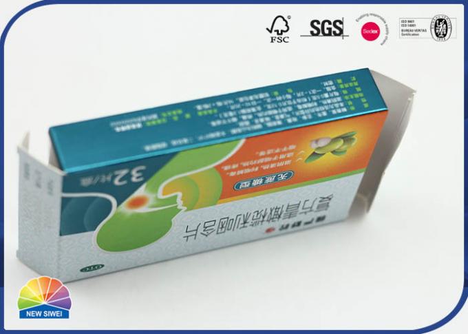 CMYK Gloss Lamination Embossing Folding Carton Box For Medicine Packaging 0