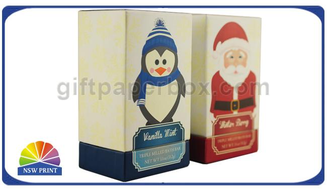 Matte Lamination Luxury Printed Paper Gift Box / Cartoon Cardboard Gift Box 1