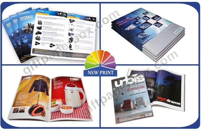 SGS Custom Magazine Printing Services With Art Paper / Coated Paper / Fancy Papers 0