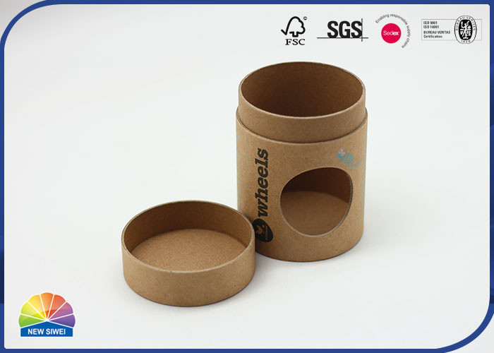 157gsm Kraft Core Hollow Out Paper Packaging Tube Custom Design