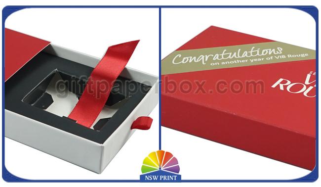 Cosmetics Packaging Paper Sleeve Box / Paper Slide Box SGS FSC Approvals 0