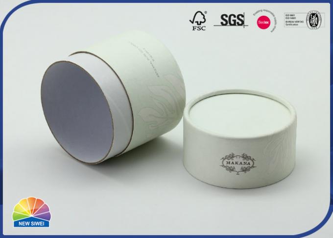 Soy Candle Packaging Round Cylinder Tube Box Customize Logo Box 0