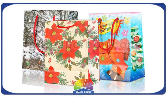 Reusable Printing Ivory Paper Gift Bag for Cosmetic Skin Care Packaging 0