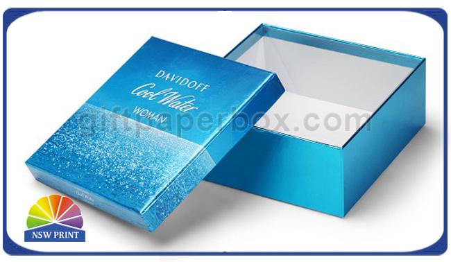 UV Ink Printing Metallic Rigid Paper Box Packaging for Cosmetics , Gifts , Cigarettes 0