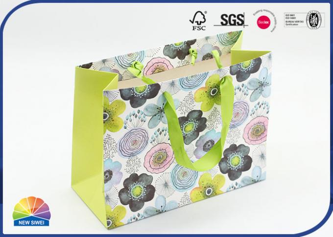 Full Color Printing Paper Shopping Bags Customized Gift Paper Bags 0