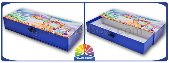 Custom Rectangle Rigid Cardboard Drawer Gift Box for Soap / Candle / Cosmetic Packaging 0