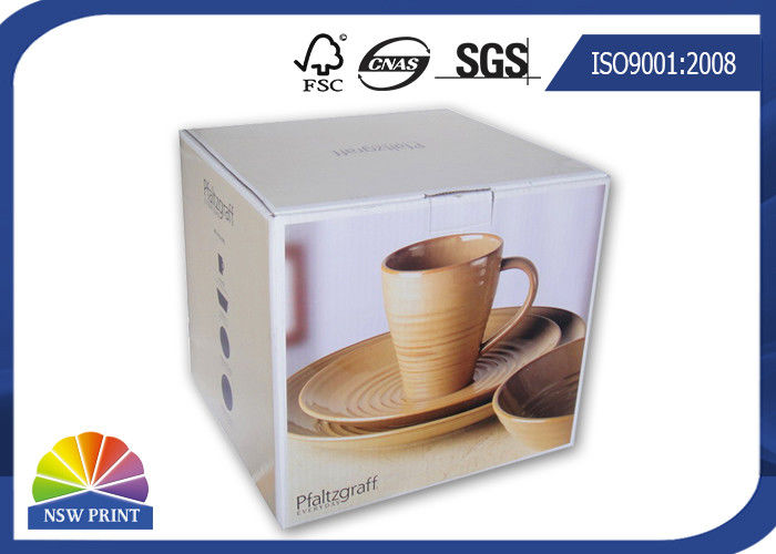 Matte Lamination Printed Paper Corrugated Mailer Box With Clear Product Display Windows