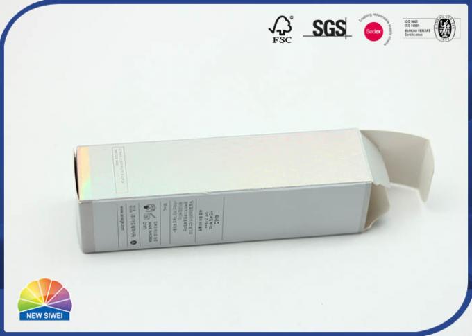 Eco Friendly Coated Paper 4C Printed Fold Cosmetics Box For Essential Oil Matte Lamination 0